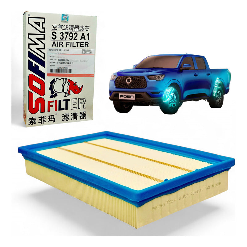 Filtro de aire Great Wall Poer OEM 1109110XP6EXA
