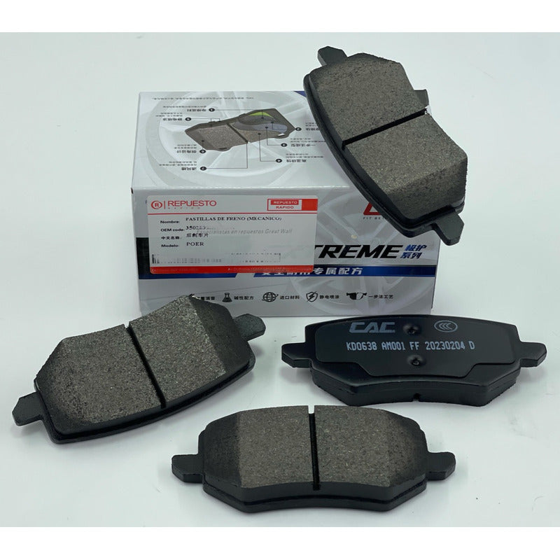 Pastillas de freno traseras Great Wall Poer, freno de mano mecánico OEM 3502139XPW01A